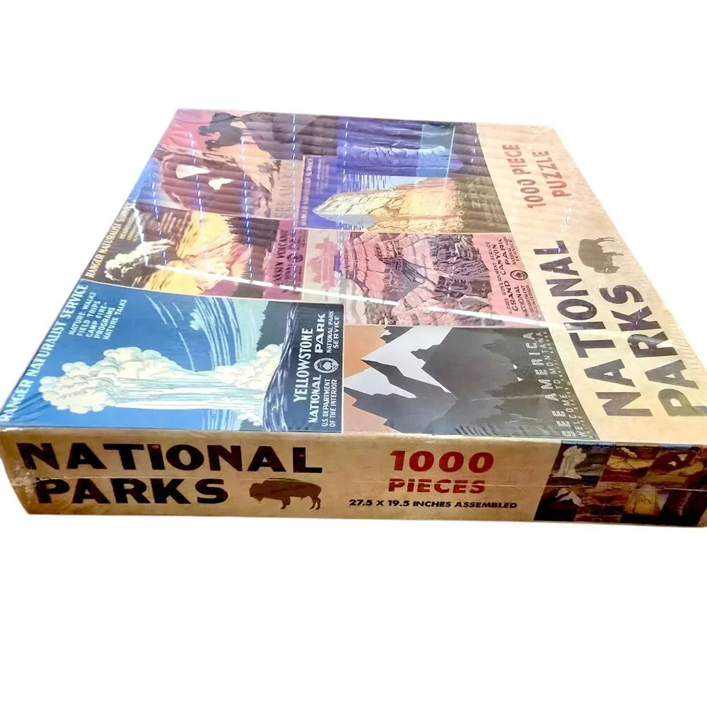 National Parks 1000 Piece Puzzle By Gibbs Smith NIB Sealed CM2128